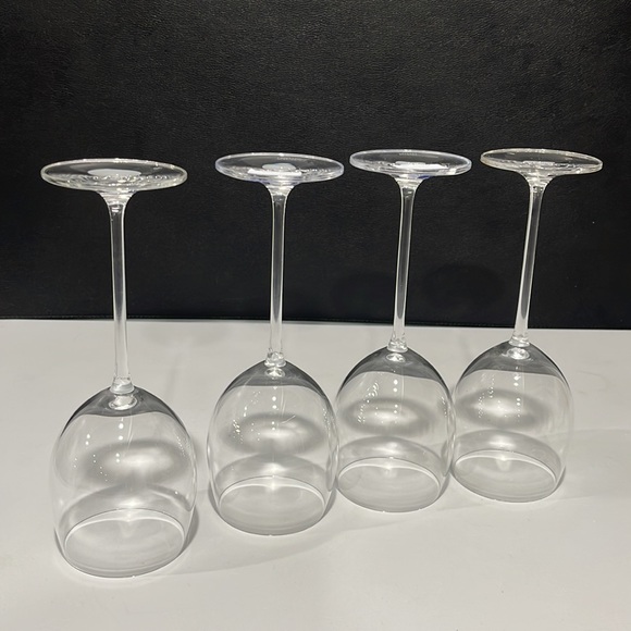 Oneida SCHOTT ZWIESEL Lead Free crystal 9" tall Wine Glasses Set of 4 - Picture 7 of 12